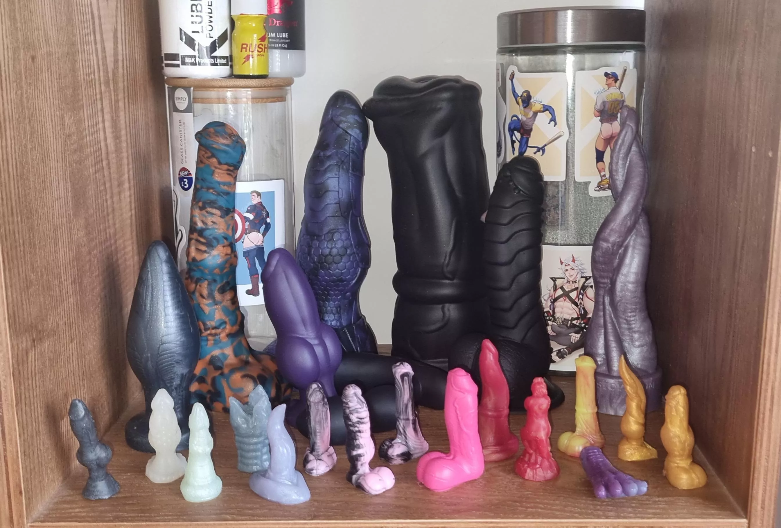 toys so far, im obsessed with bad dragon posted by NightCrawlerShadow