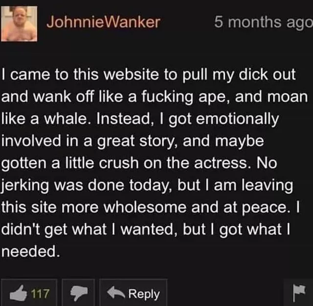 Wholesome comment posted by WhackingTeeter214