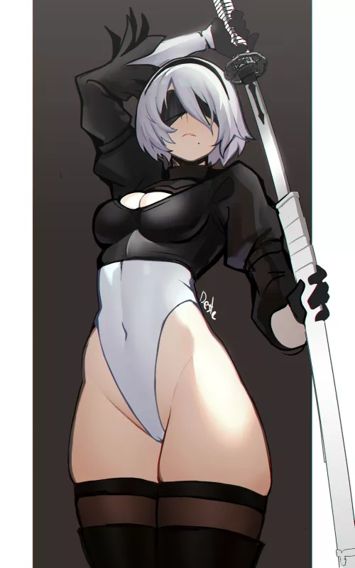 2B [Nier: Automata] by xSaviour_N
