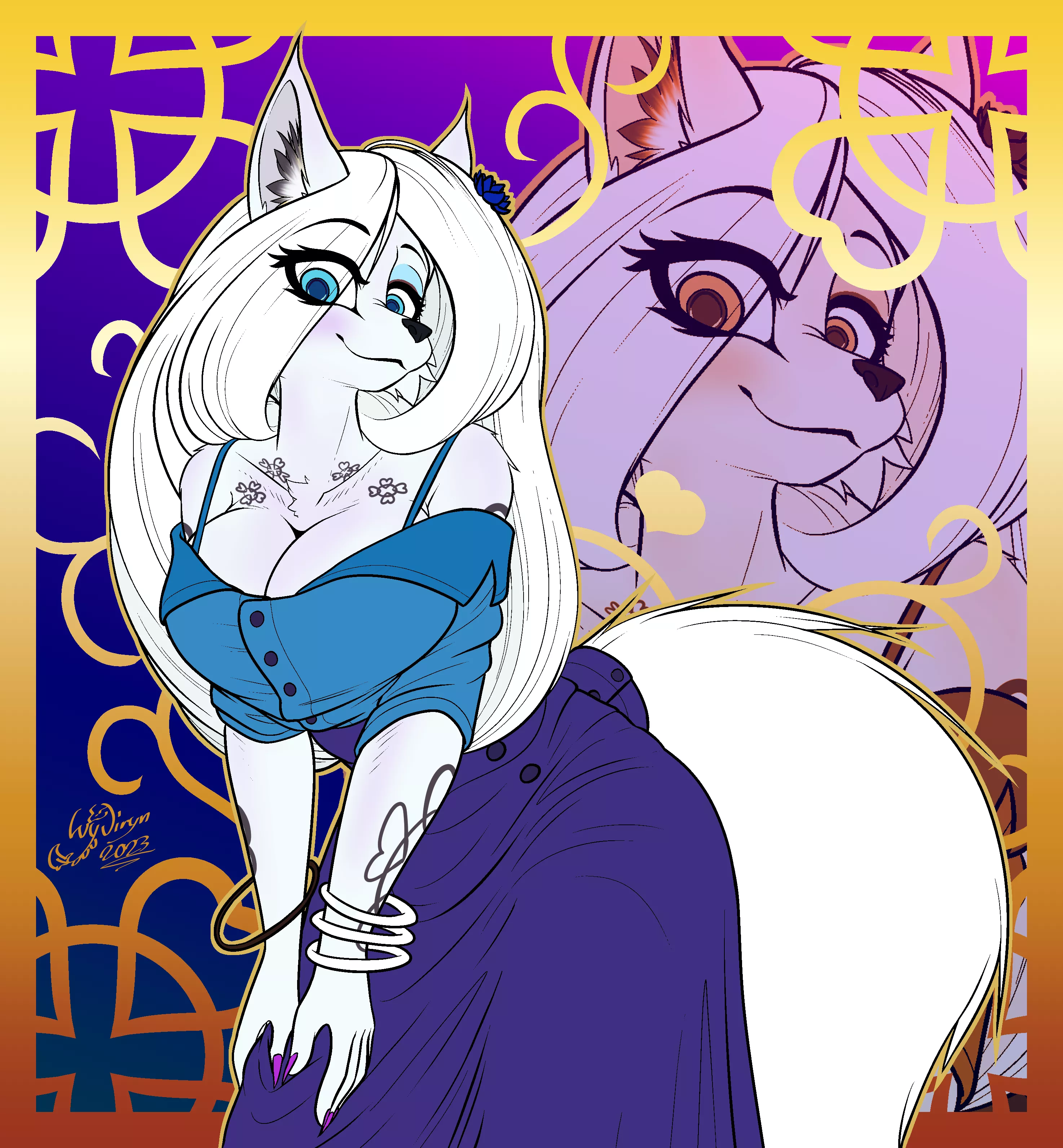 Care to Dance?~ (art by me!) posted by Wyviryn