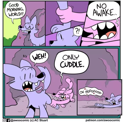 Cuddle (noobtheloser) by InkFoxPrints