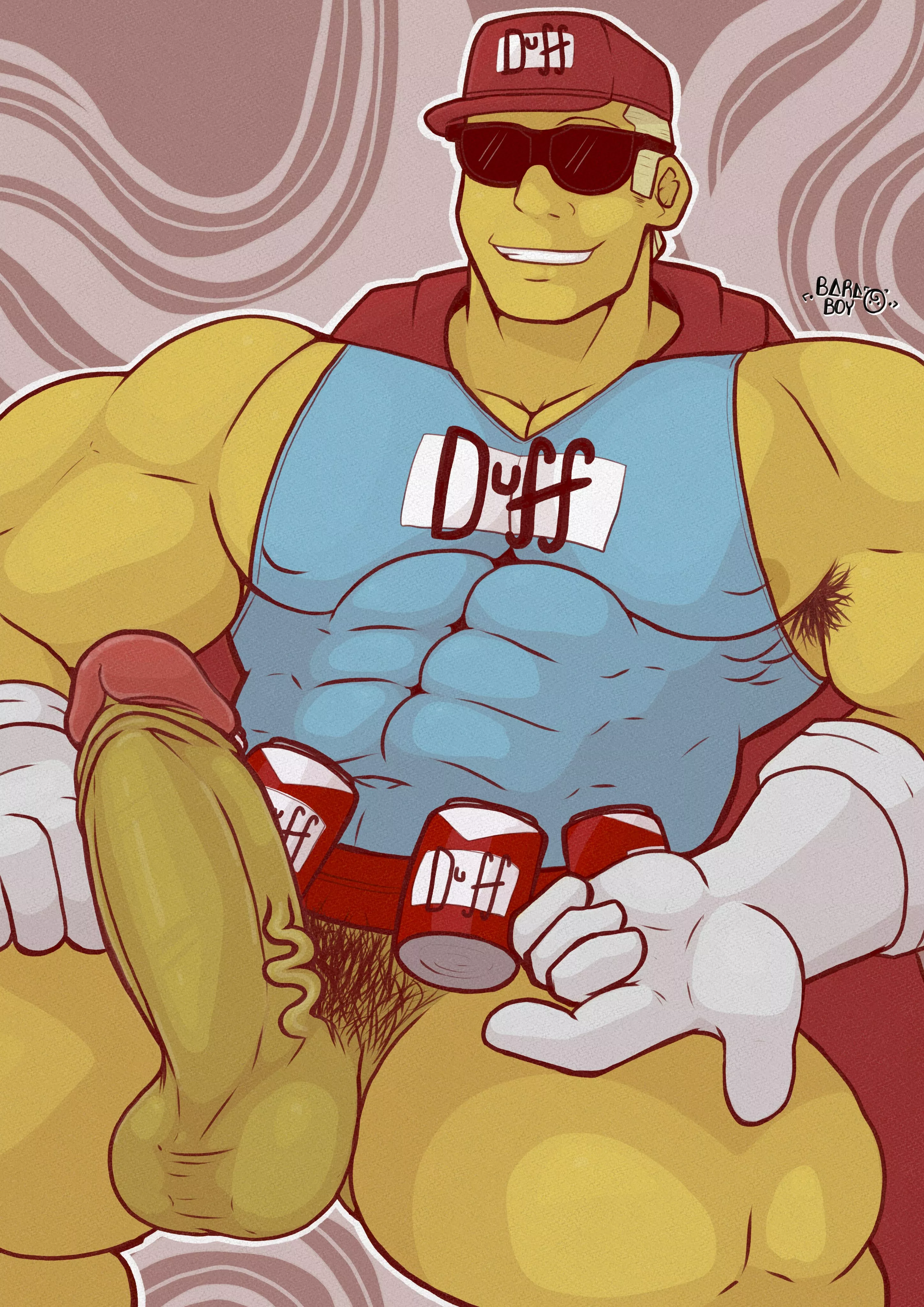 DuffMan (The Simpsons) [Artist:Me] posted by PuFeRSMASH