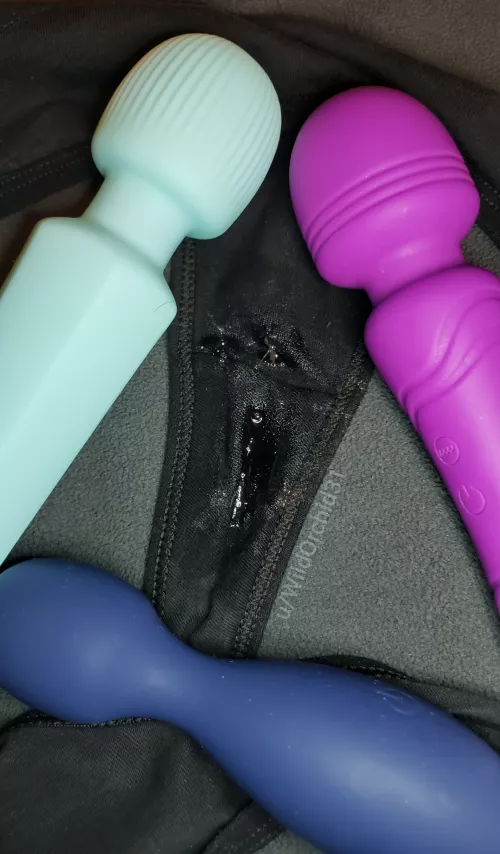 Edging was so intense I needed 3 vibes cum by WildOrchid31