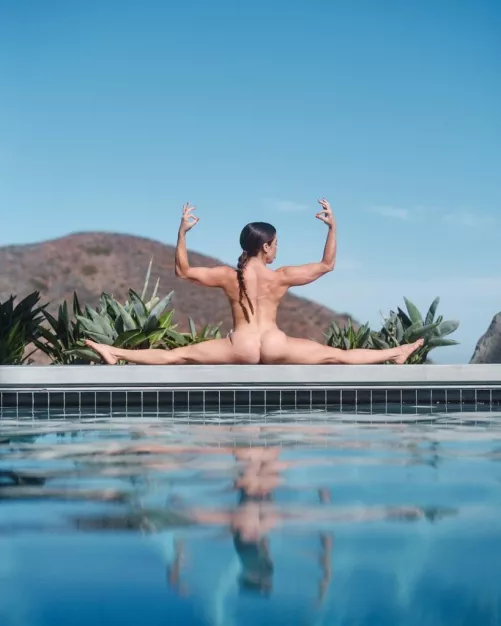 Flexibility goals 👏 by truenakedyoga