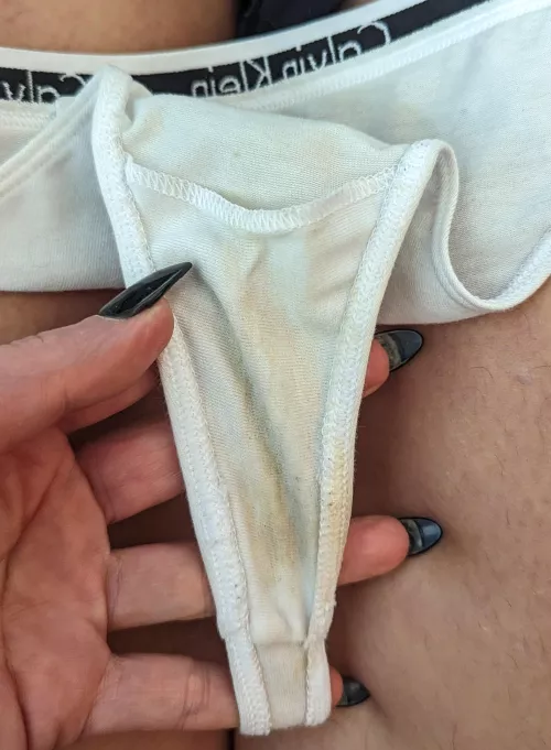 Fresh sweaty gym thong from today! Smells soooo good 🧁 by Limp_Trifle_9832