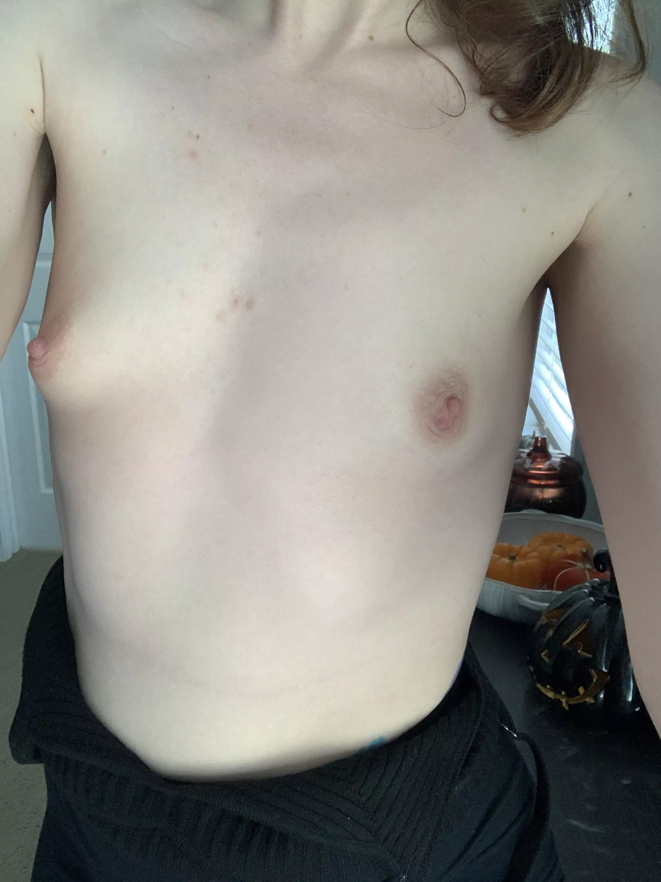 Just showing off my cute nipples and my tiny tits posted by themaryfairyy