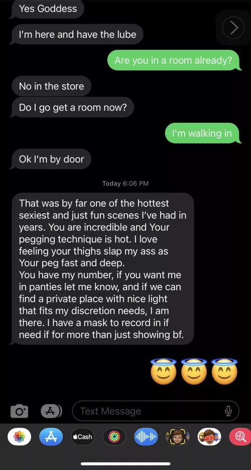 My cock slut praised me for the experience of being my fuck toy 😌 by SnooRadishes3916