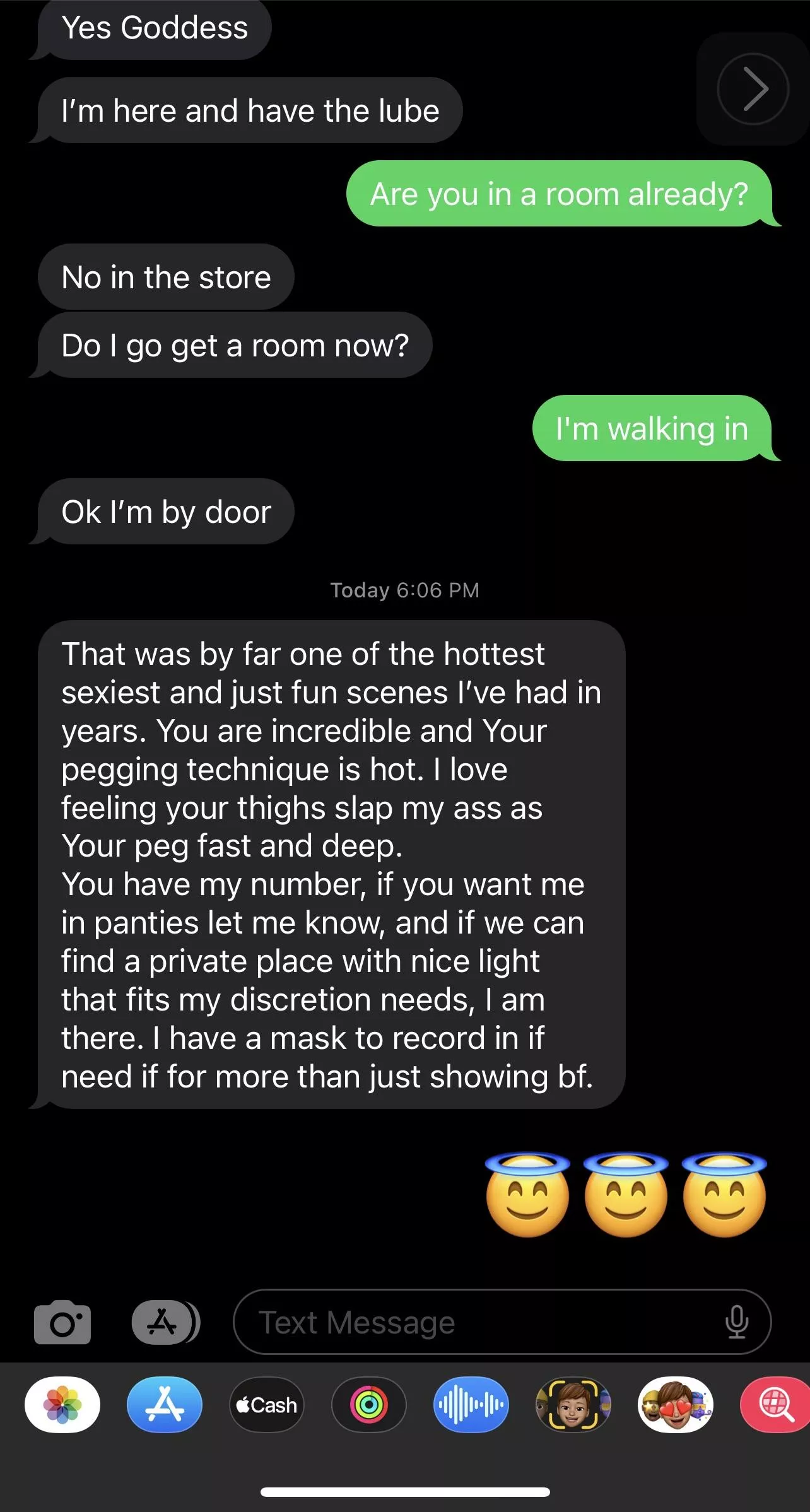 My cock slut praised me for the experience of being my fuck toy 😌 posted by SnooRadishes3916