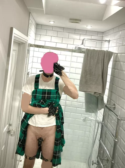 practising in a pinafore 🎀⛓️🔒 by SissyMimixox