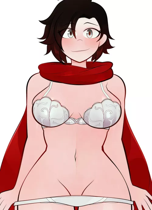Ruby Rose starts to strip (Arkeus) by Entire-Championship1