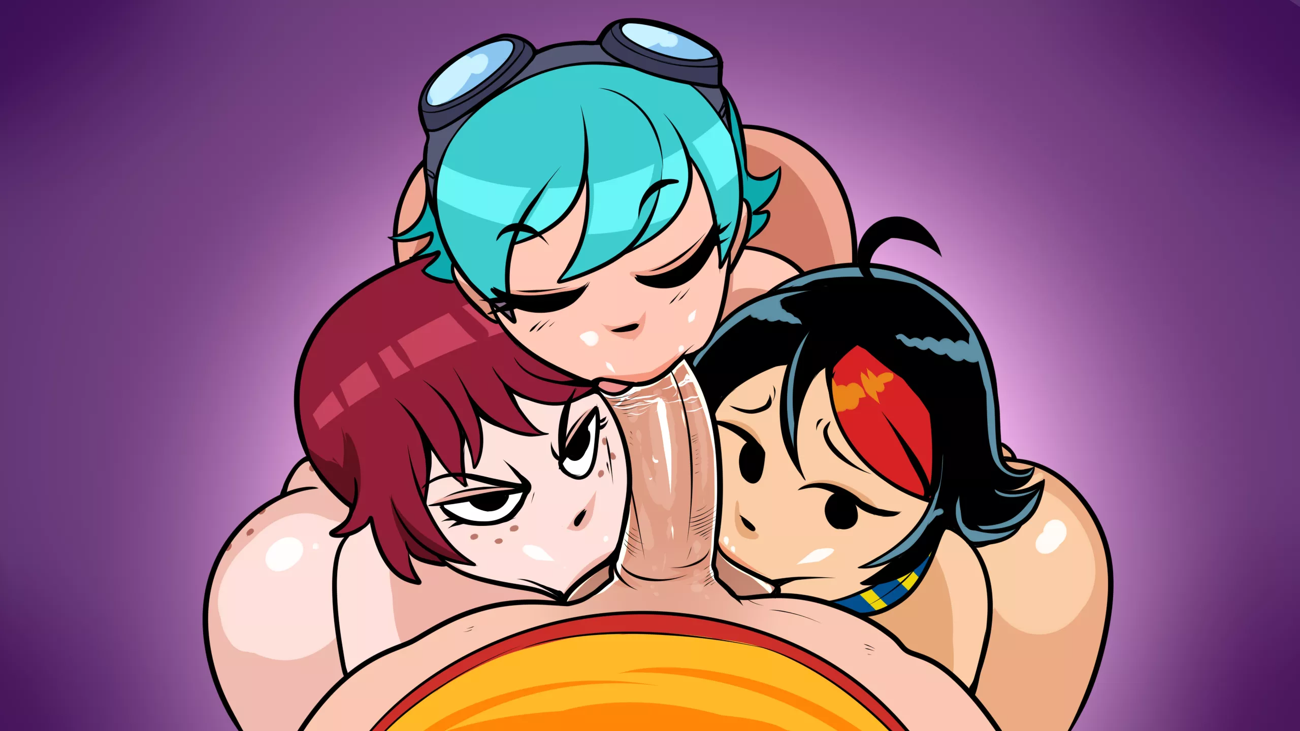 Scott Pilgrim vs Kim Pine, Knives Chau and Ramona Flowers (HellOnEarthIII) [Scott Pilgrim vs The World] posted by PMatty73