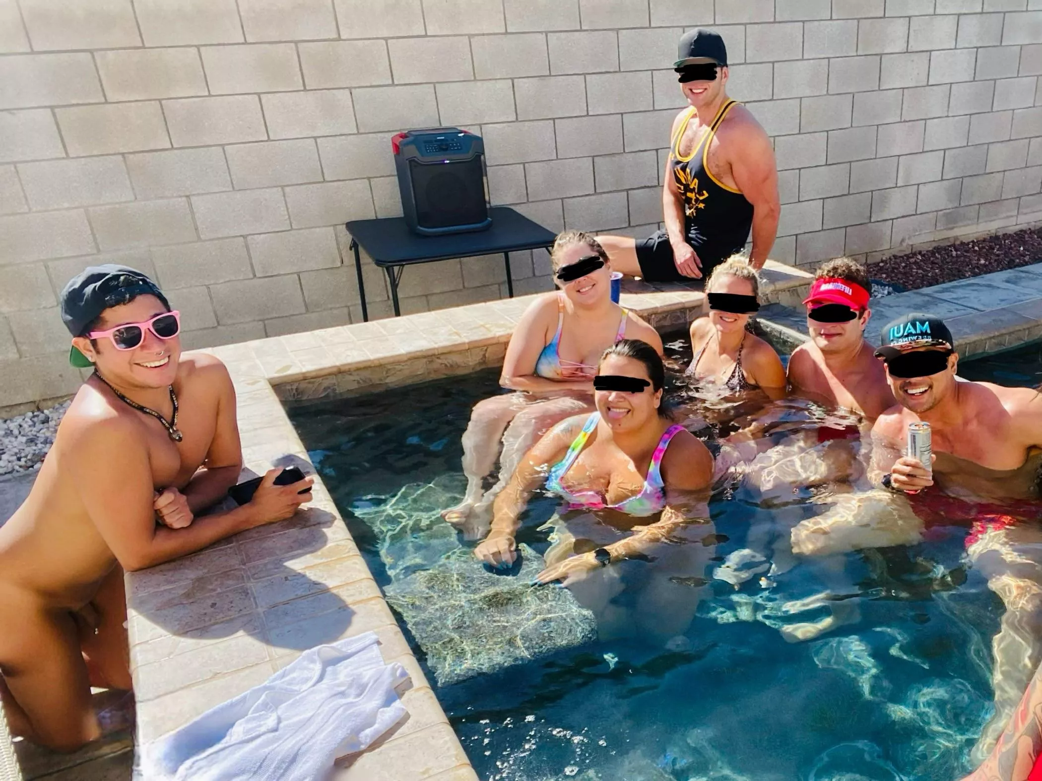 Are you always “the naked one” in your friend groups? I always am! posted by SpaceCadetFox