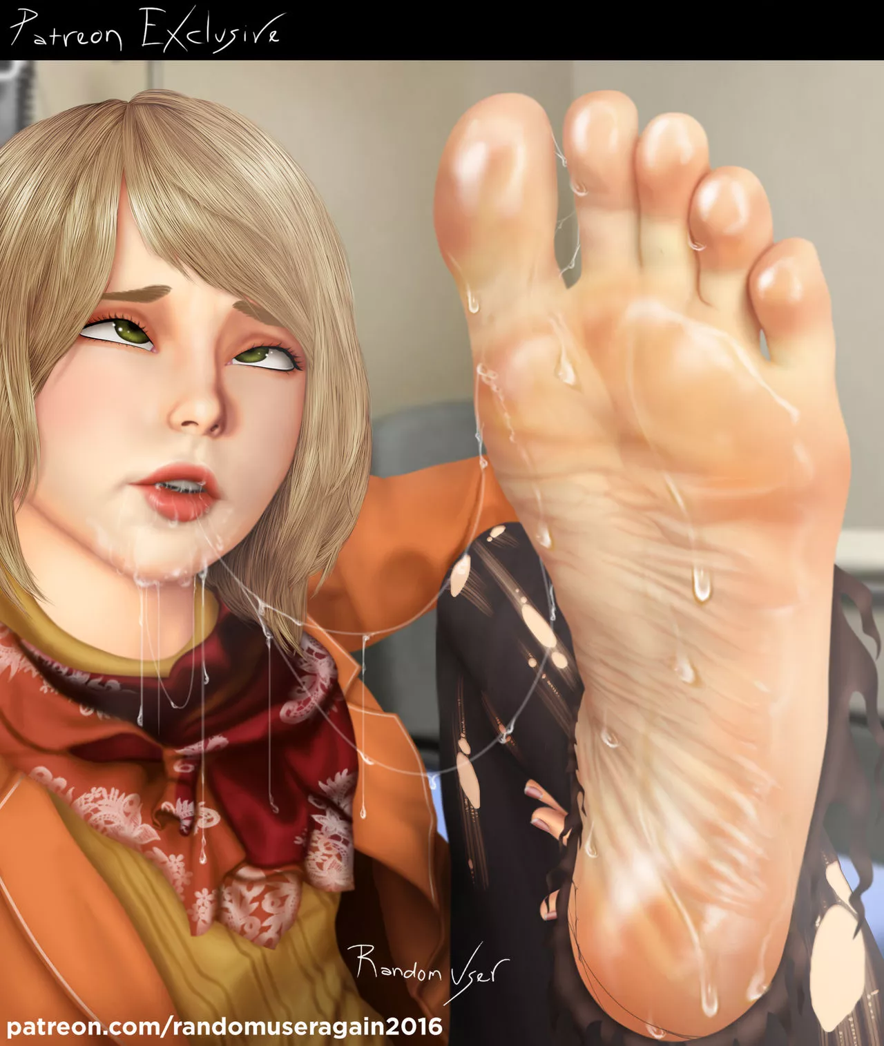 Ashley Graham Self Foot Worship (RandomUserAgain2016) [Resident Evil] posted by Lachryma_ud
