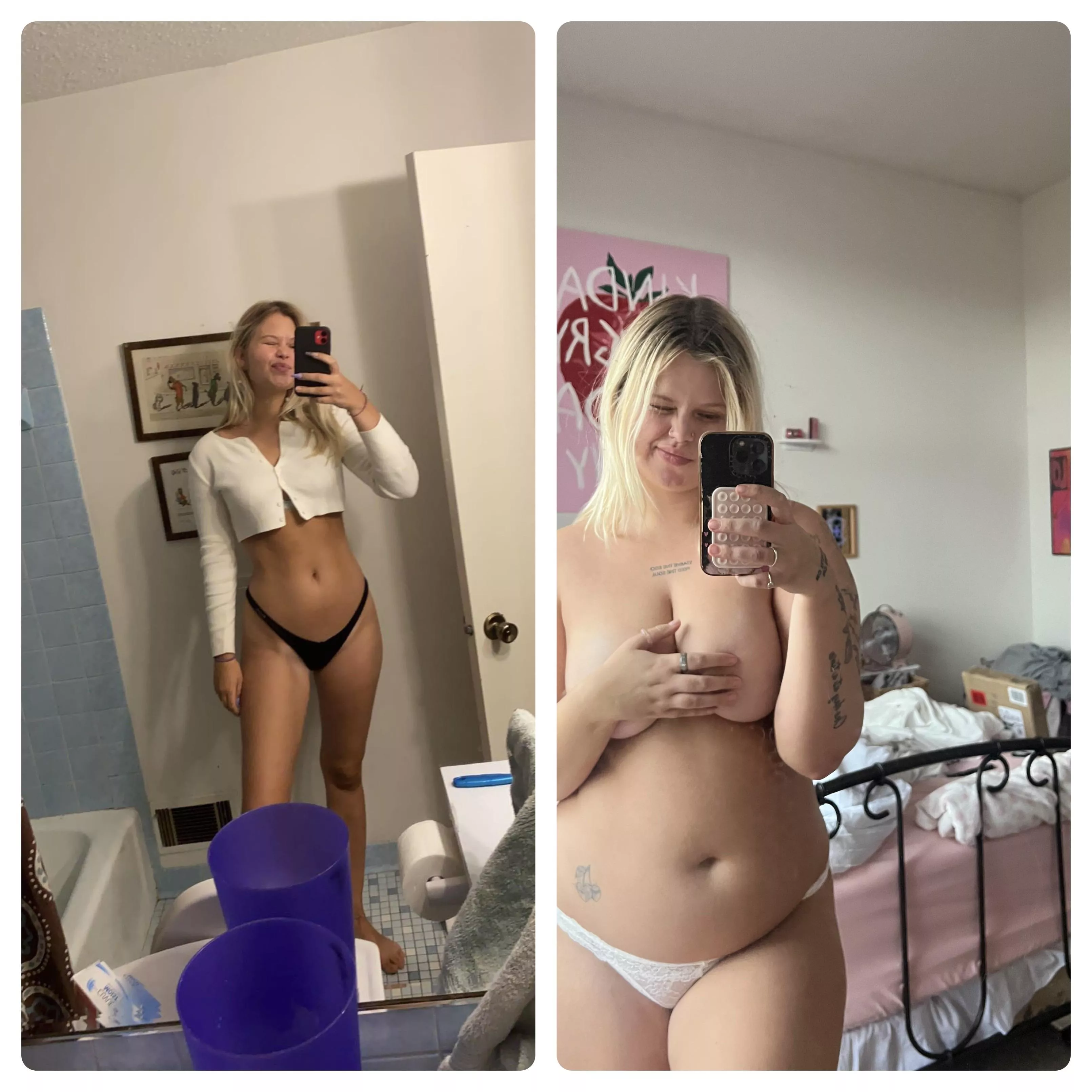 Can you believe the change? posted by wispy_girlwa