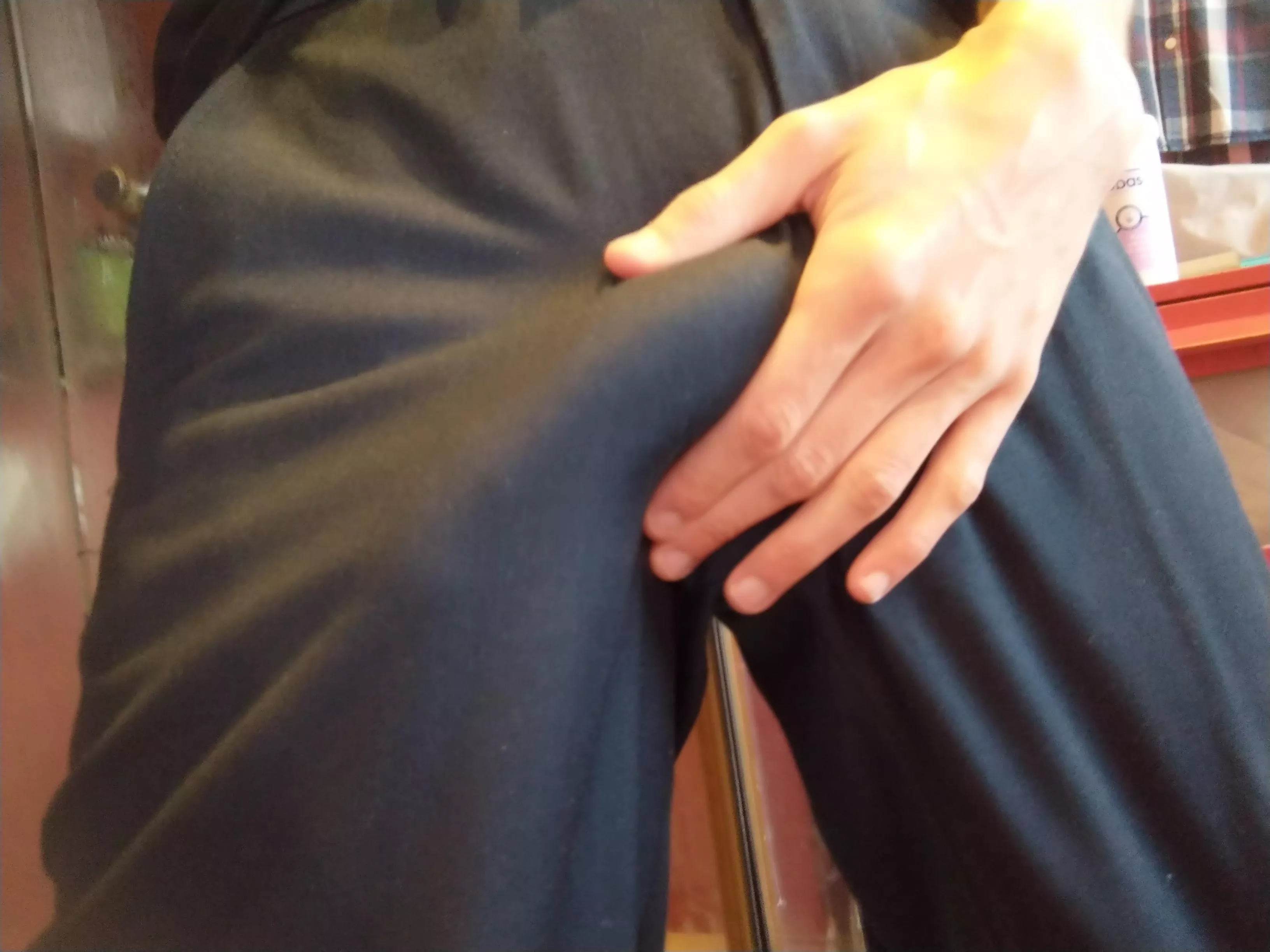 Going to a wedding today, think anyone will notice the soft bulge? posted by Randomchatter9