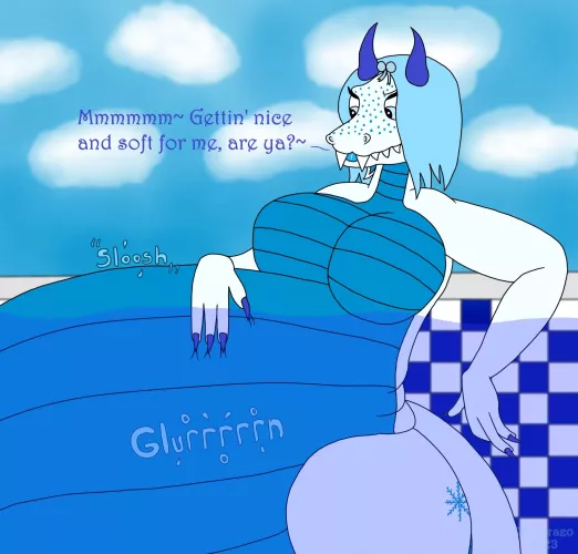 {Image} Pool Party Pudge｜2 (OC by CryoDrago) by CryoDrago