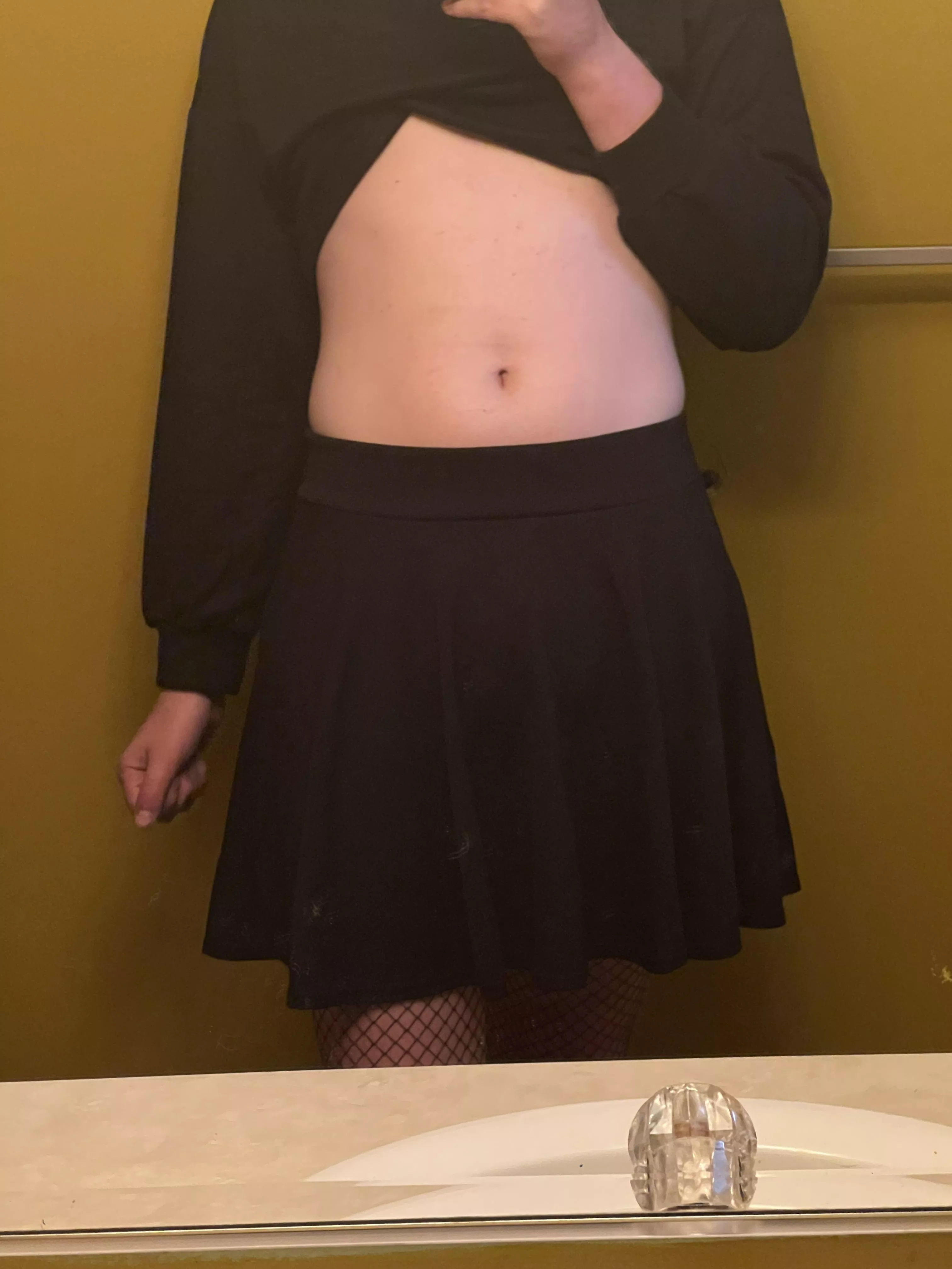It’s my first time dressing up. I hope I look cute but idk. posted by l23456789l011