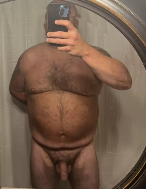 Just me..arm behind back to hide a tattoo. by Checks-Out21