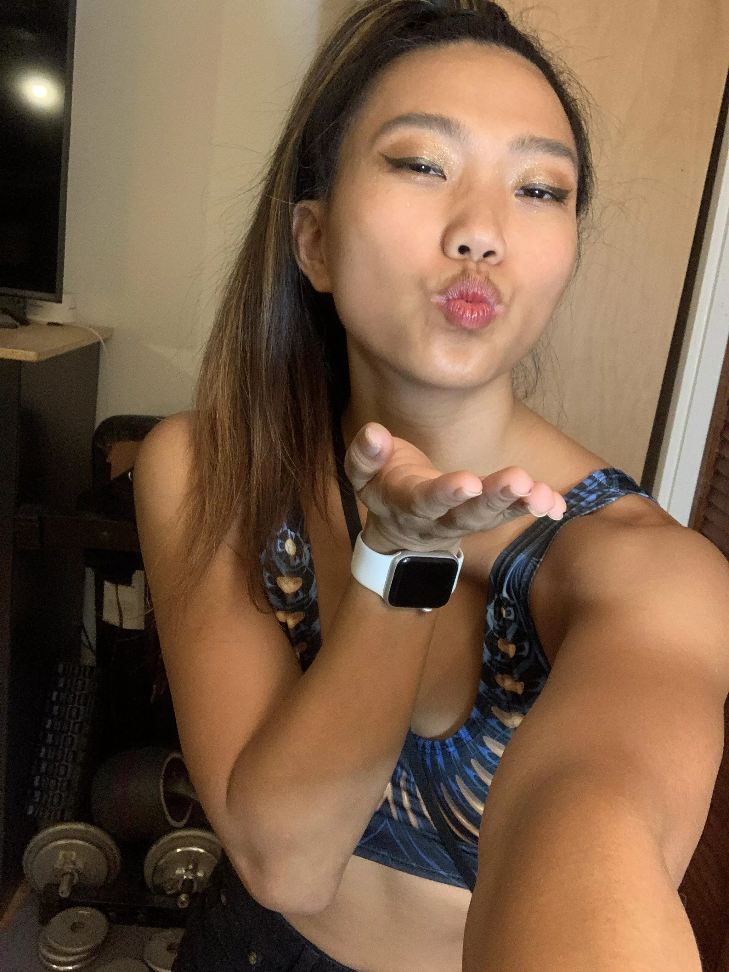 Let's have a quickie before I hit the gym! posted by JoanByers