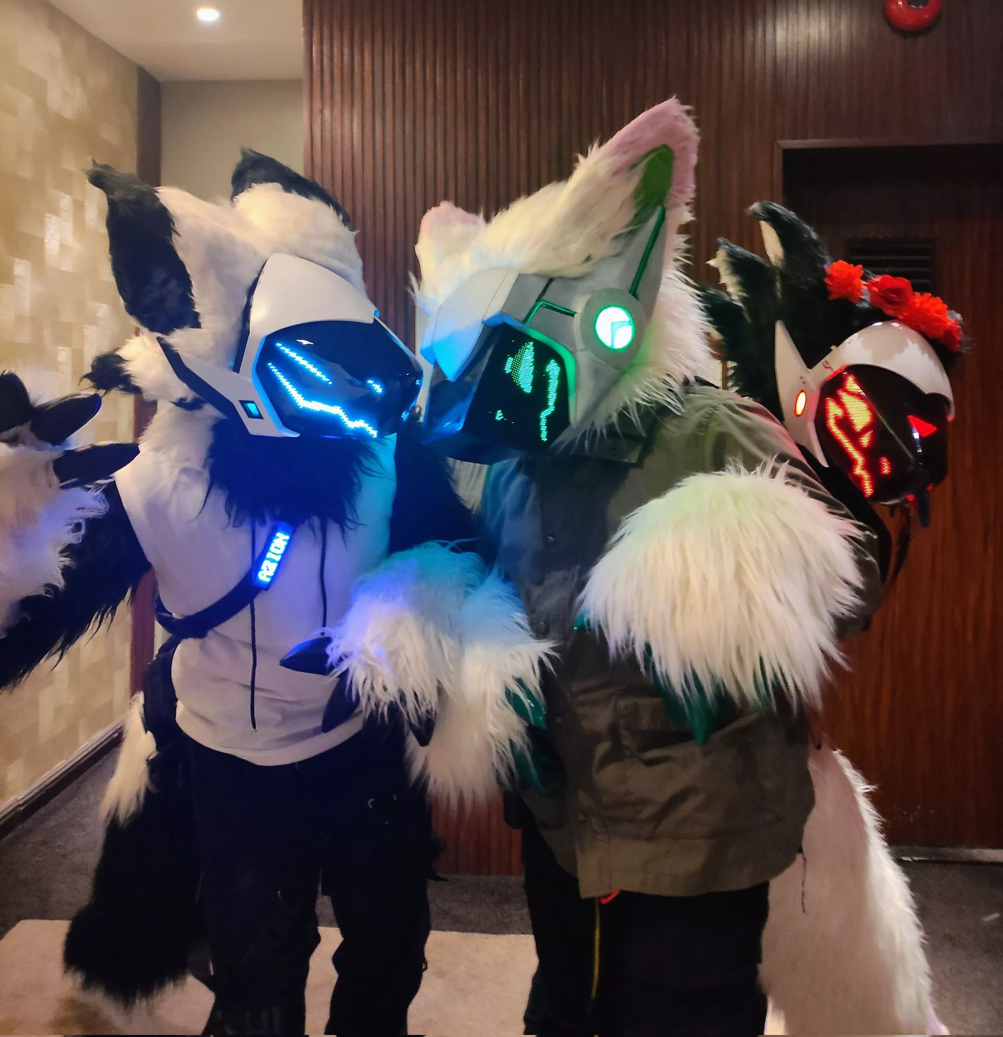 Me and my bois ❤️💚💙 posted by thanshuhai