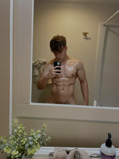 Oily😉 by Younghungandswole