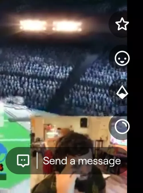 On android twitch mobile. How do I get rid of this stuff on the bottom right of the screen. by Kixur413