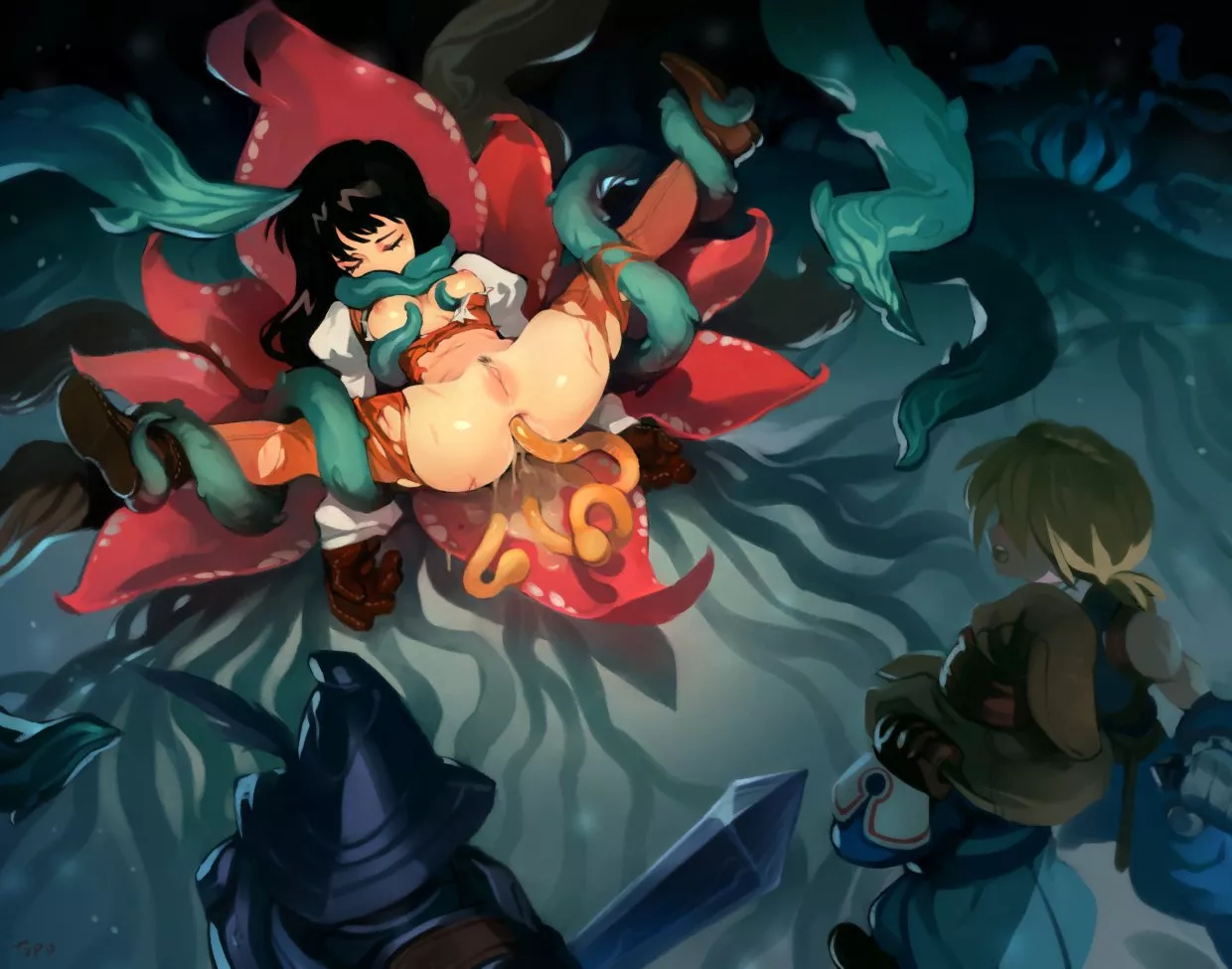 Princess Garnet's party finally finds her (OptionalTypo) posted by myfriendscantknow