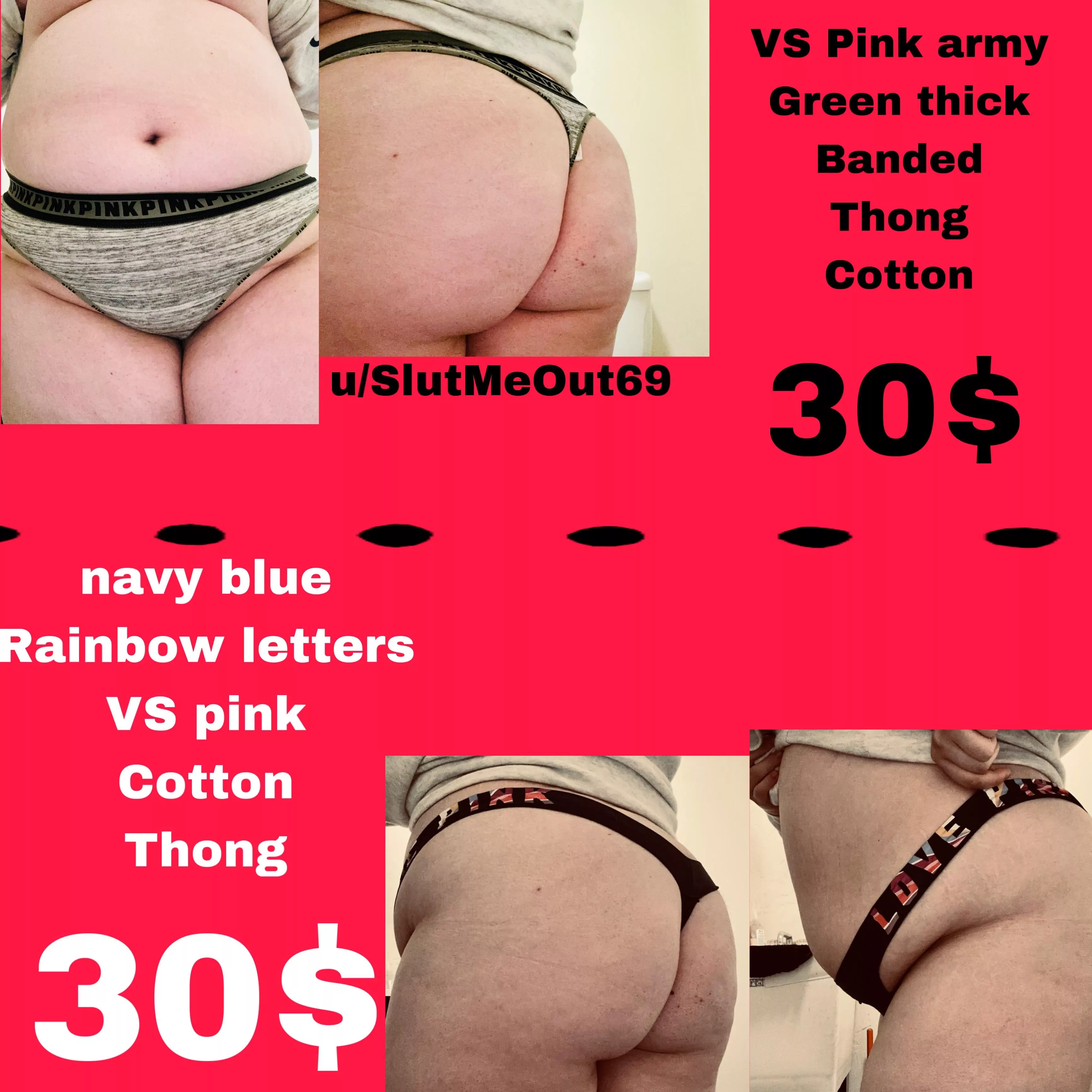 [selling] I’m back and ready to wear! 24 hours of wear +free USPS shipping. Panty drawer in bio. Dm for info [usa] posted by SlutMeOut69