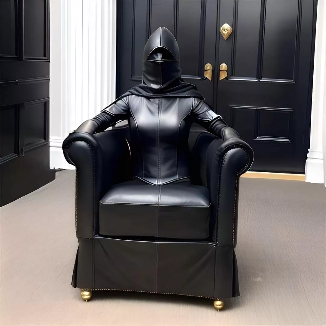 The assassin gets too into her disguise and ends up becoming the wealthy target's chair posted by Doll_petgirl
