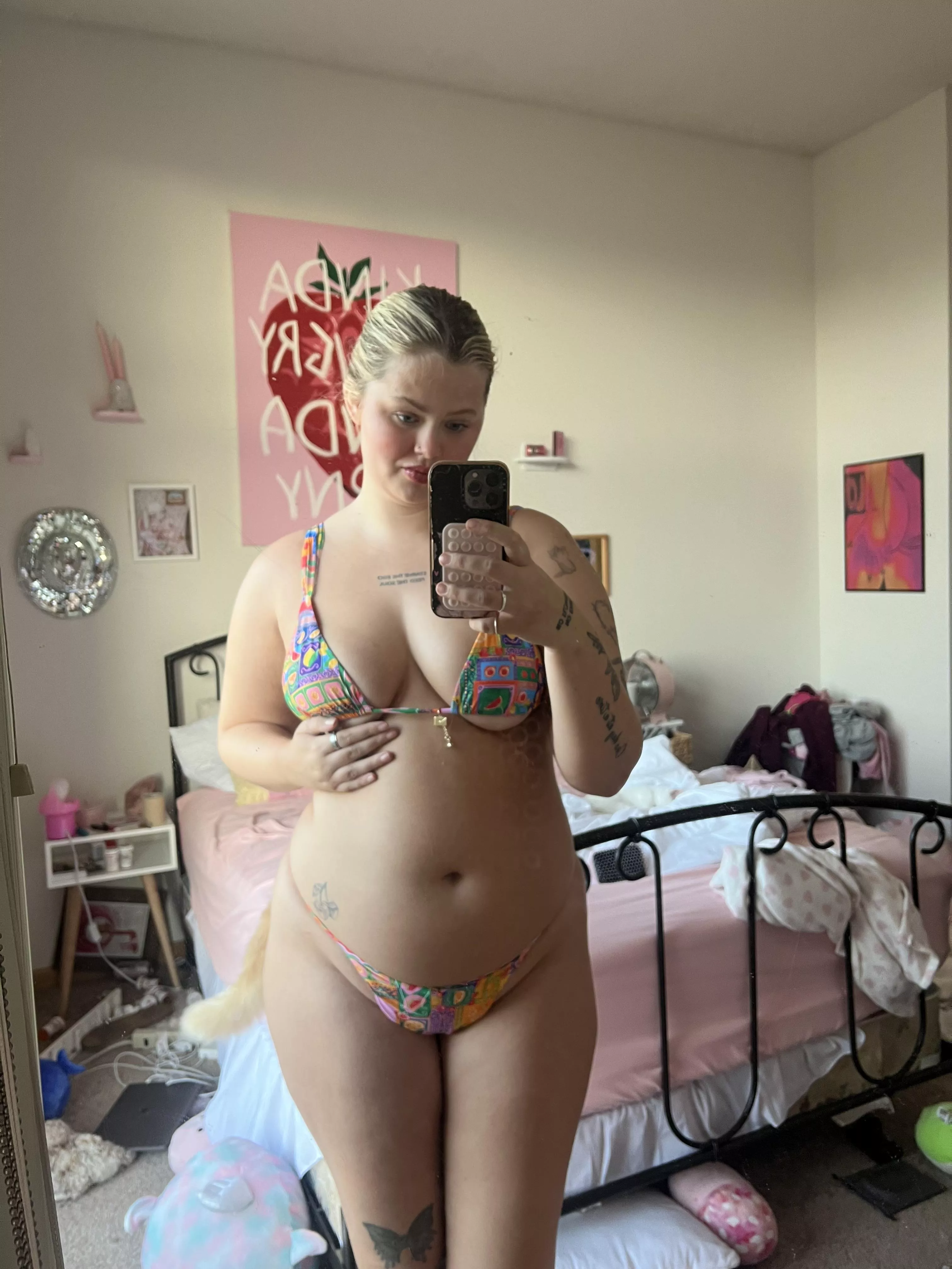 This swimsuit barely fits me posted by wispy_girlwa