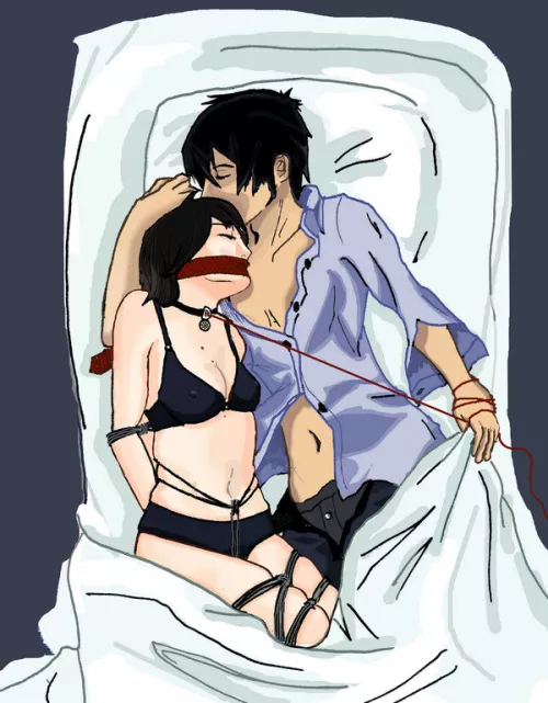 Tied up for the night and held close. If you find the one, don't let her go by BrigitteTaylor