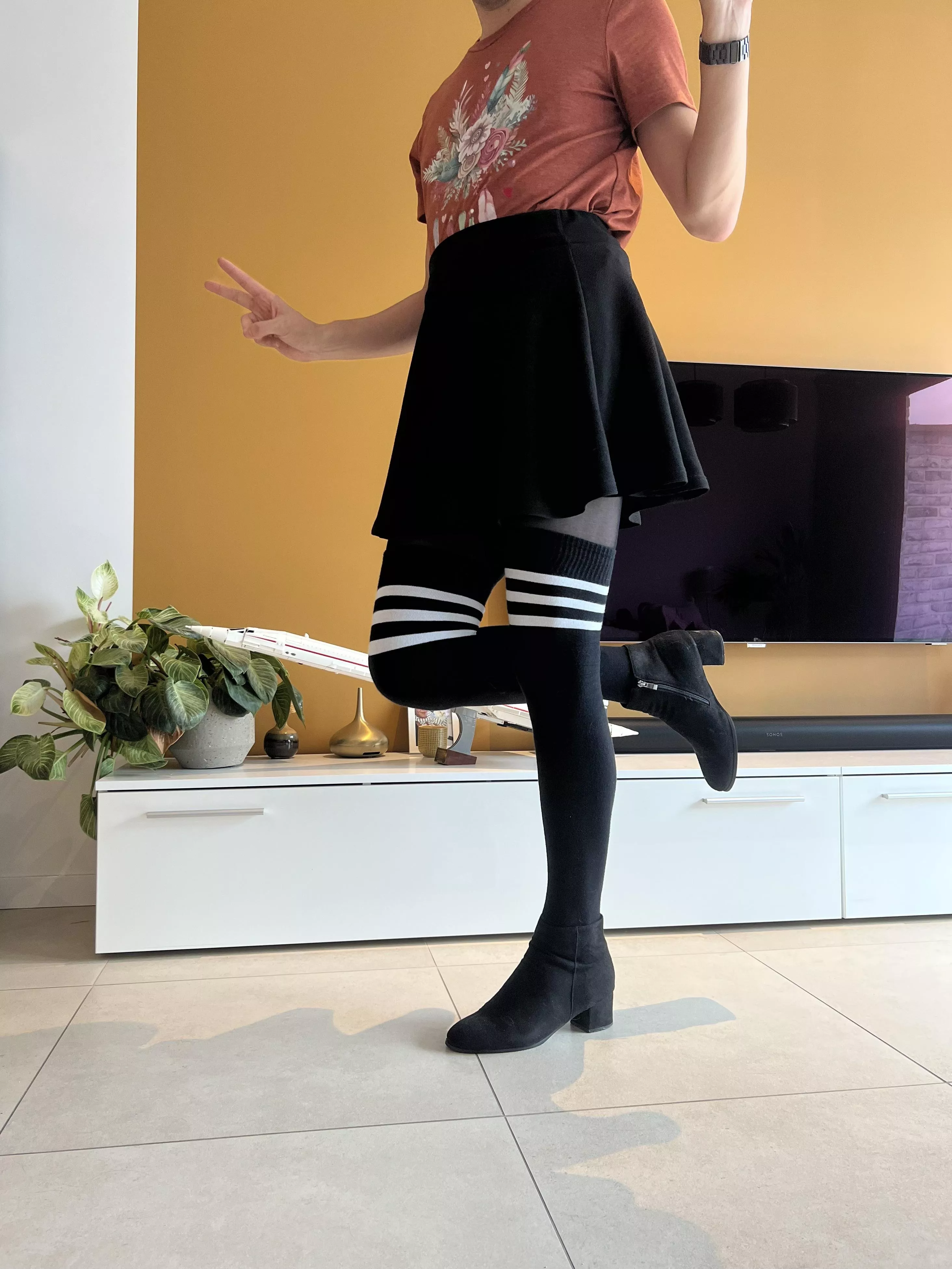 Tights and thigh highs are amazing 😍 Am I pretty? posted by Chipmunk_69