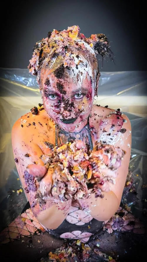 Want some? 😈🍰🥧🖤💋 by MissNoireNFToy