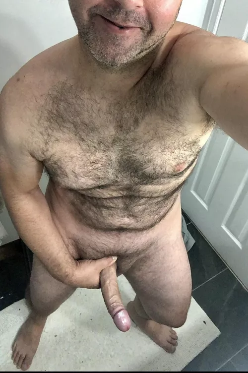 You may feel a little scratch with my face between your thighs, but you’ll definitely feel a stretch when I start to slip inside. by AreWeBareYet