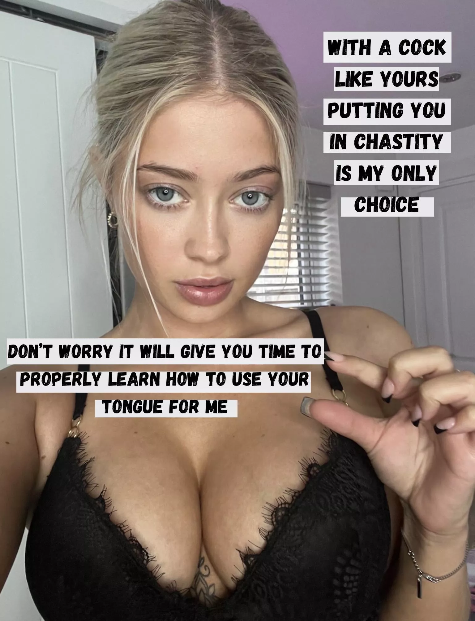Your tongue is the only thing of use to me [F19] posted by GoddessLayla69