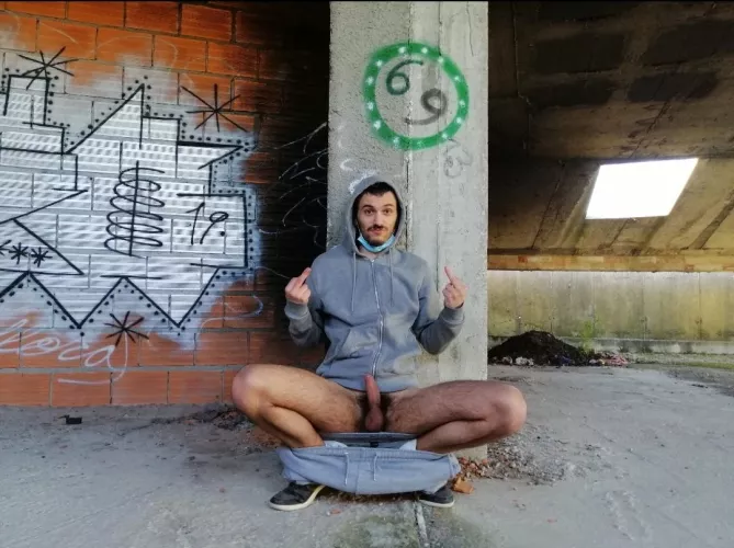 Abandoned houses are so fun to explore naked by cocMarx