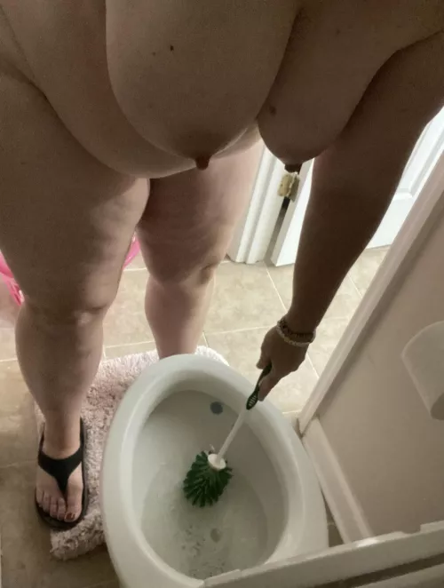 Cleaning and adulting is best when naked by Mick_Fish