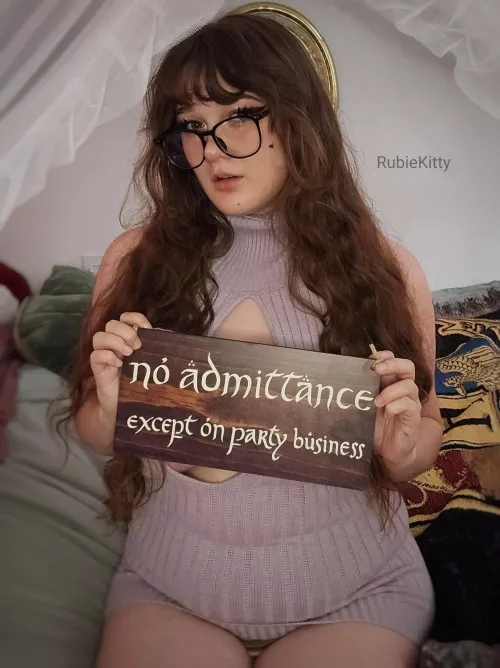 [F] Admittance is only given to those who will watch lotr extended edition with me😉 by RubieKitty