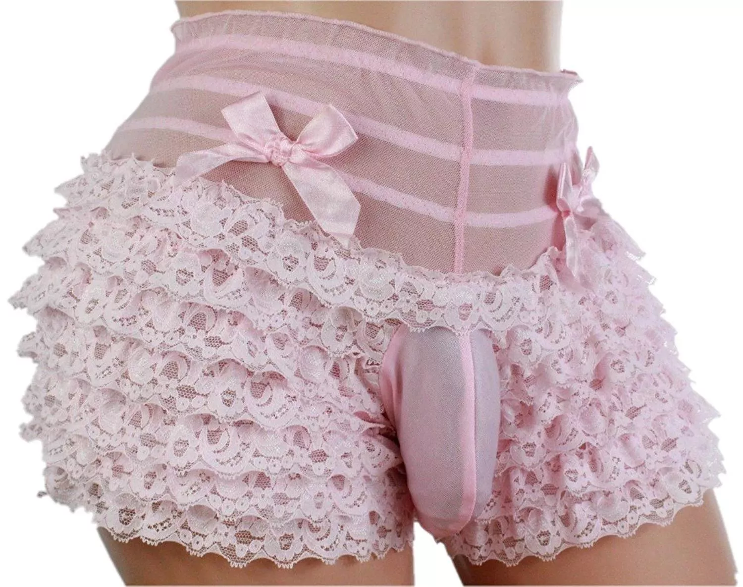 Frilly pink bulge posted by Agreeable_Menu6491