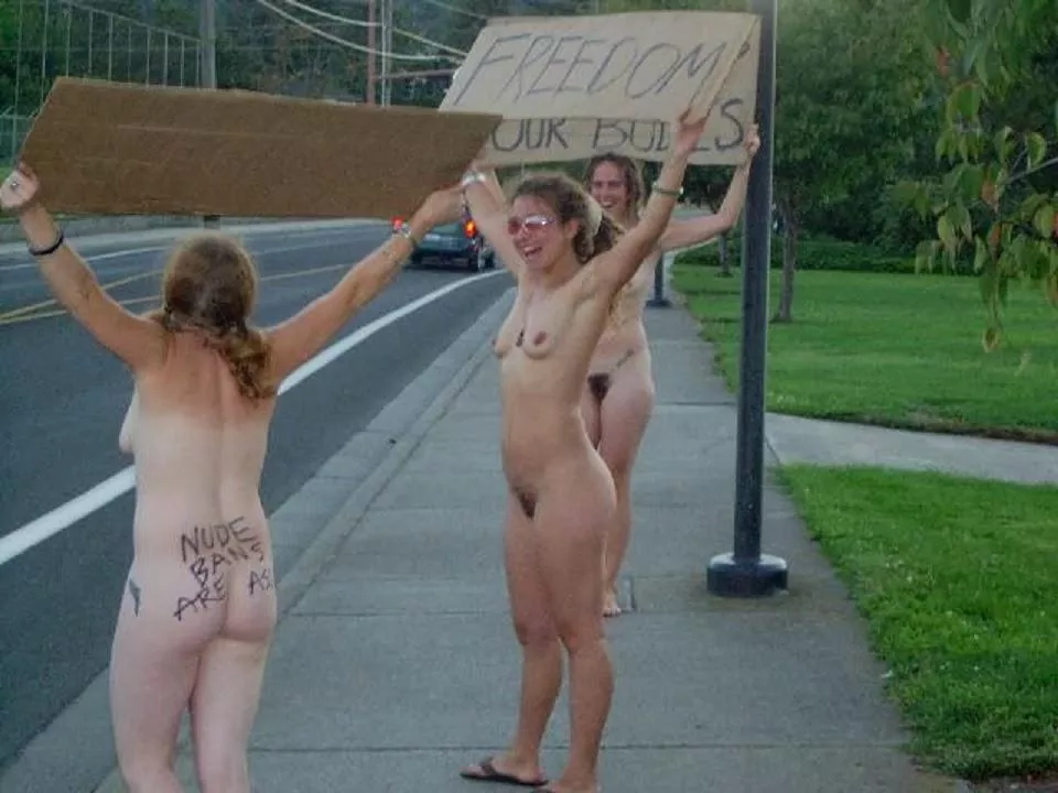 Nude Protesters posted by Wonderful_Client4744