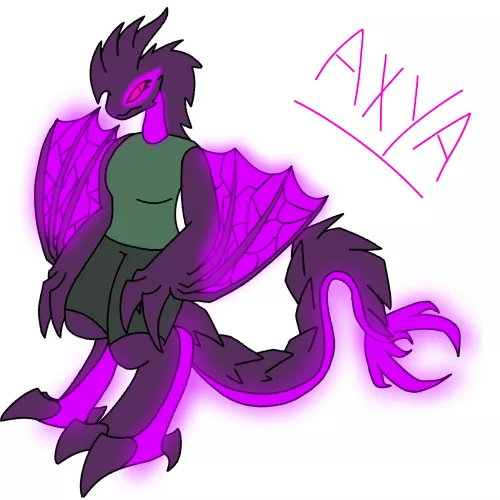 Purple Astalos by ThatOneFurry666