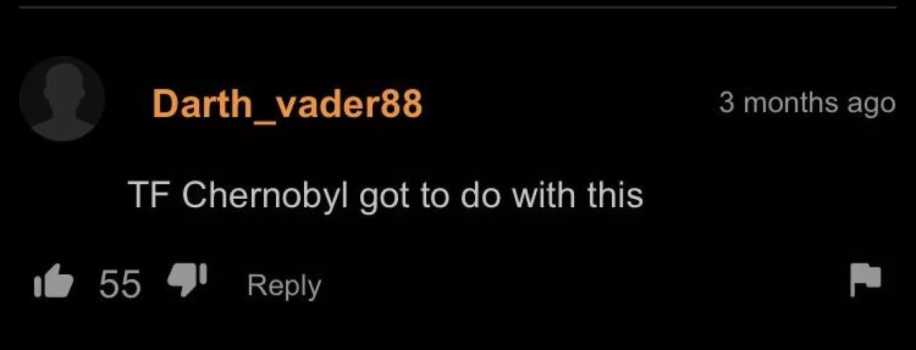 The title said something usual and then just randomly “☢️ Chornobyl ☢️” by are_gay12