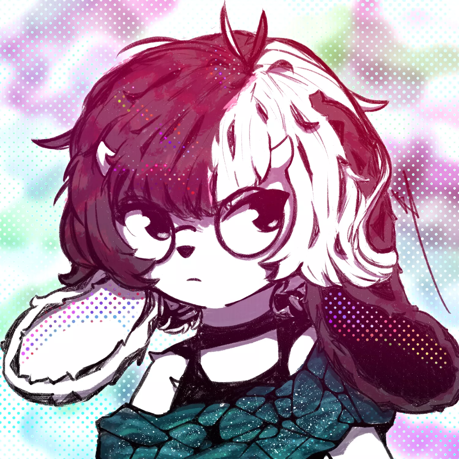 What are you looking at? (Art by me: @NullSagi) posted by Null_nt