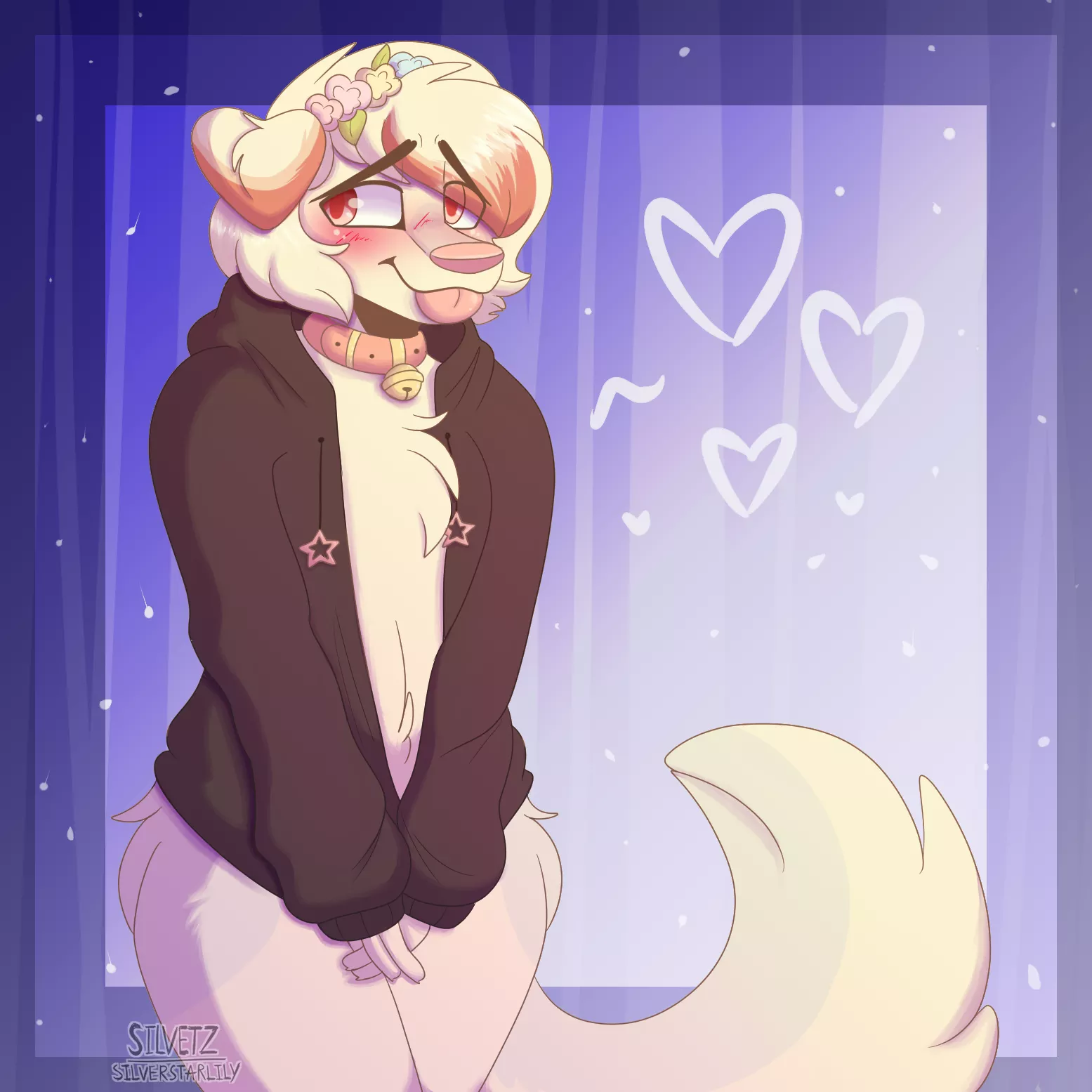 >\\\< [art by me, @silverstarlily on Instagram] posted by Silverstarlily