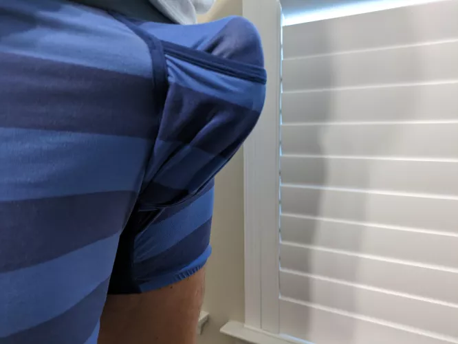 Boomer Morning Wood Bulging in All Citizens Boxer-Briefs by BoomerHusband