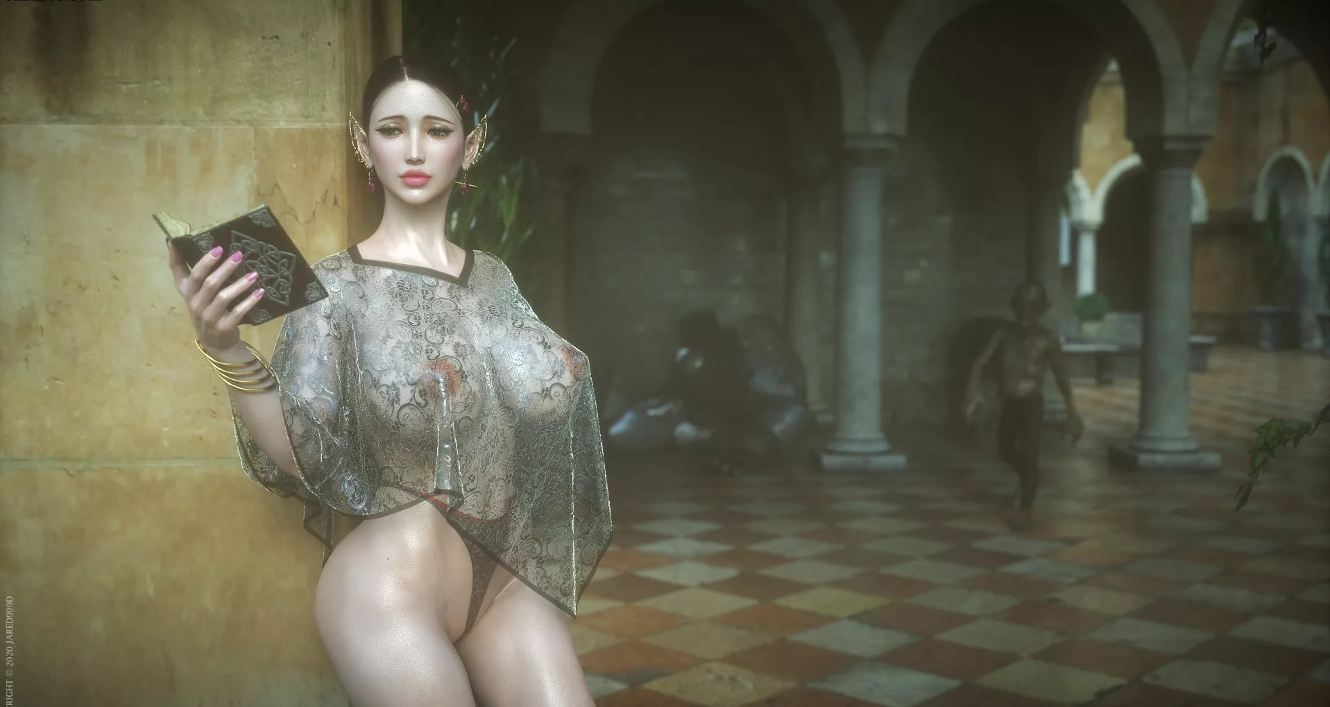 Elf Sorceress posted by PinkoPinky