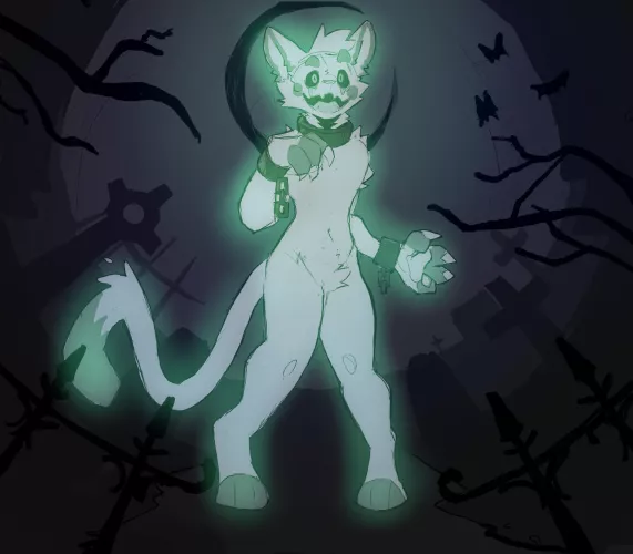 ghost cat by kherspurrs