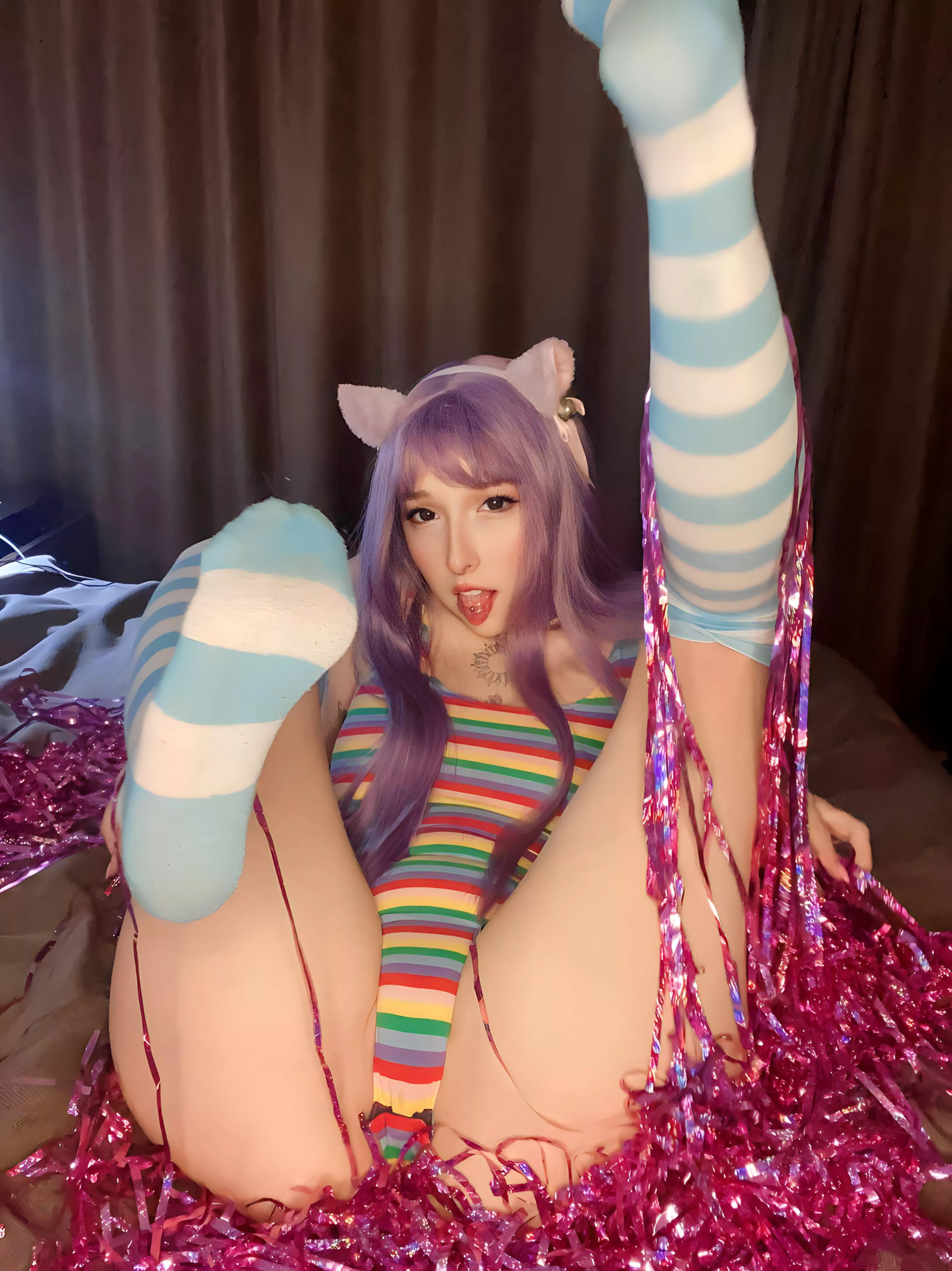 I love New Year's tinsel posted by lolimolly