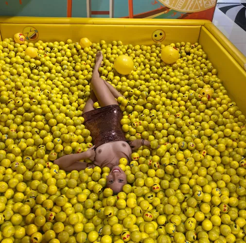 Playing in the ball pit cx I love balls hehe by YummyHoneyyy