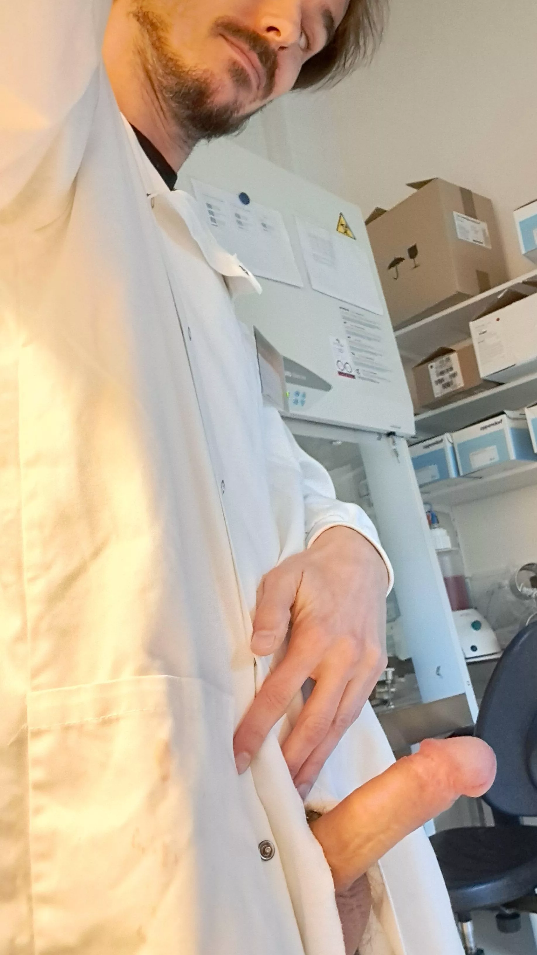 Scientist beneath the lab coat :) posted by _NVKR_